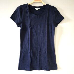 Zenana Outfitters Women’s Navy Blue Scoop Neck Tee – Size Medium – NWOT